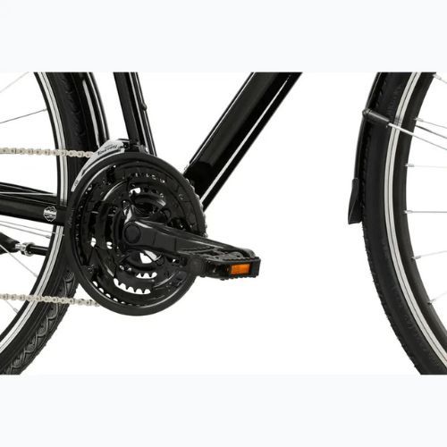 Pánské trekingové kolo KROSS Trans 1.0 black/silver/gloss