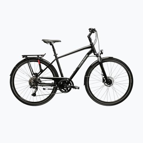 Pánské trekingové kolo KROSS Trans 7.0 black/silver/gloss