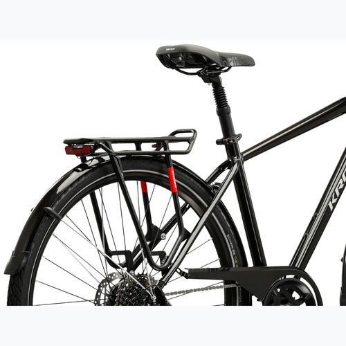 Pánské trekingové kolo KROSS Trans 7.0 black/silver/gloss