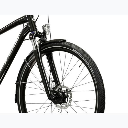 Pánské trekingové kolo KROSS Trans 7.0 black/silver/gloss