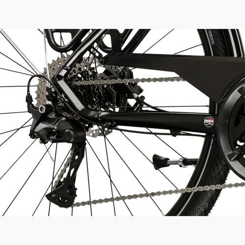 Pánské trekingové kolo KROSS Trans 7.0 black/silver/gloss