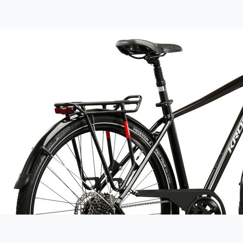 Pánské trekingové kolo KROSS Trans 7.0 black/silver/gloss