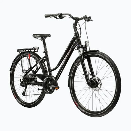 Dámské trekingové kolo KROSS Trans 7.0 In black/pink/gloss