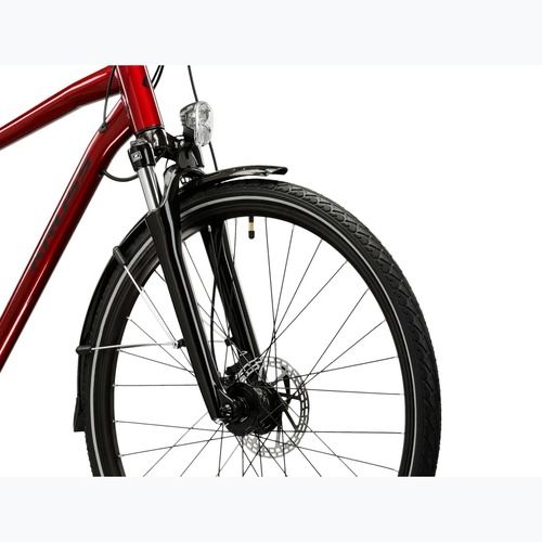 Pánské trekingové kolo KROSS Trans 4.0 ruby/black/gloss
