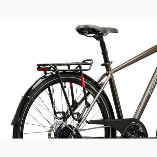 Pánské trekingové kolo KROSS Trans 4.0 brown/silver/gloss