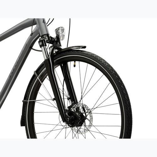 Pánské trekingové kolo KROSS Trans 4.0 grey/black/matte