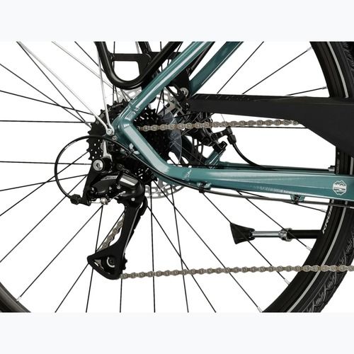 Pánské trekingové kolo KROSS Trans 3.0 green/silver/gloss
