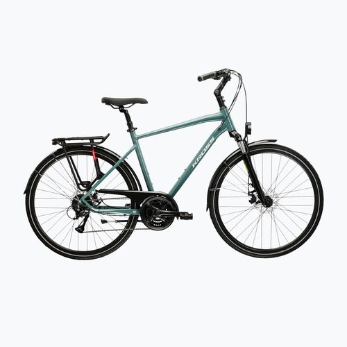 Pánské trekingové kolo KROSS Trans 3.0 green/silver/gloss
