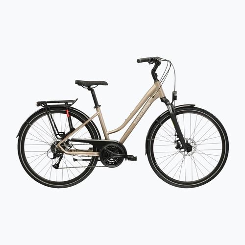Dámské trekingové kolo KROSS Trans 3.0 In brown/silver/matte