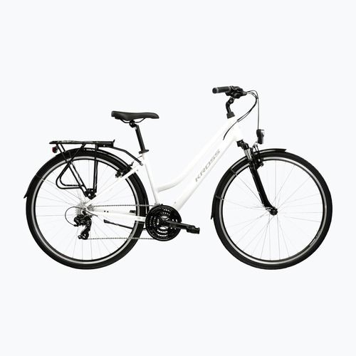 Dámské trekingové kolo KROSS Trans 1.0 In white/grey/gloss