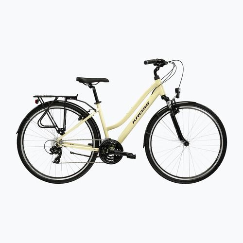 Dámské trekingové kolo KROSS Trans 1.0 In beige/purple/gloss