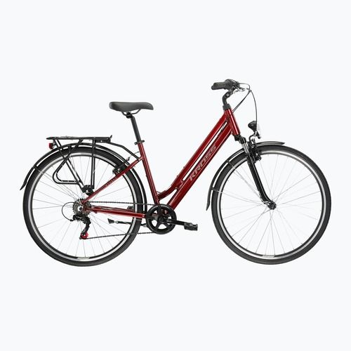 Městské kolo KROSS Sentio 1.0 ruby/grey/gloss