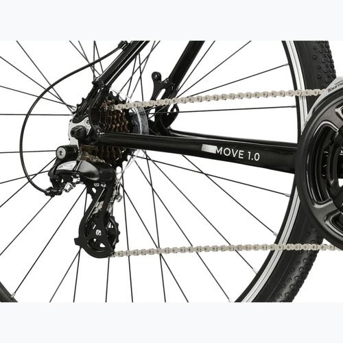 Městské kolo pánské KROSS Move 1.0 black/silver/gloss