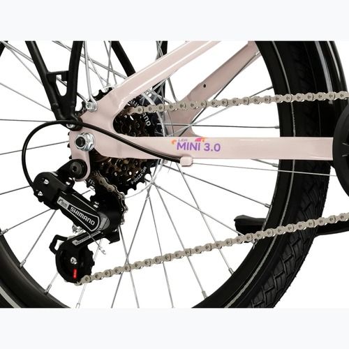 Dětské kolo KROSS Lea Mini 3.0 Eq W pink/pink/gloss