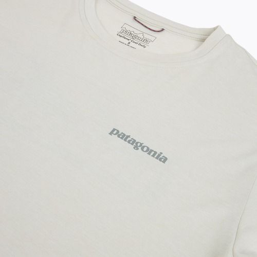 Pánské tričko Patagonia Capilene Cool Daily - Boardshort Logo dyno white