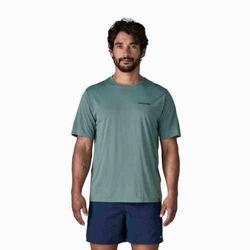 Pánské tričko Patagonia Capilene Cool Daily - Boardshort Logo blue sage/light blue sage x-dye