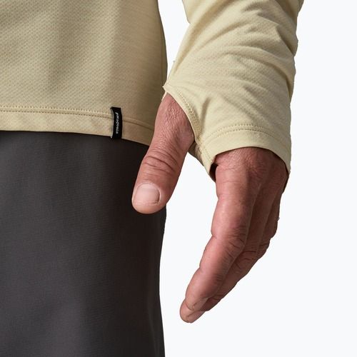 Pánská mikina Patagonia Capilene Ultra Hoody pumice/dyno white x-dye