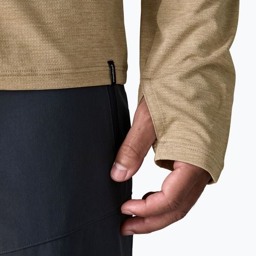 Pánské tričko Longsleeve Patagonia Capilene Cool Sun seabird grey/light seabird grey x-dye