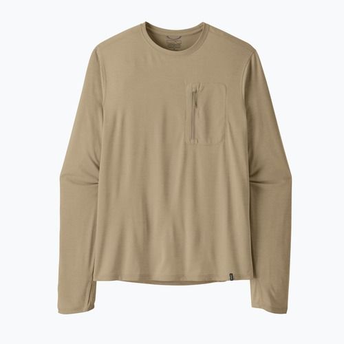 Pánské tričko Longsleeve Patagonia Capilene Cool Sun seabird grey/light seabird grey x-dye