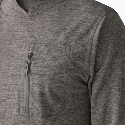 Pánská mikina Patagonia Capilene Cool Sun Hoody forge grey/noble grey x-dye
