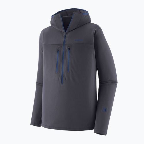 Pánská mikina Patagonia R1 Ultralight Hoody smolder blue
