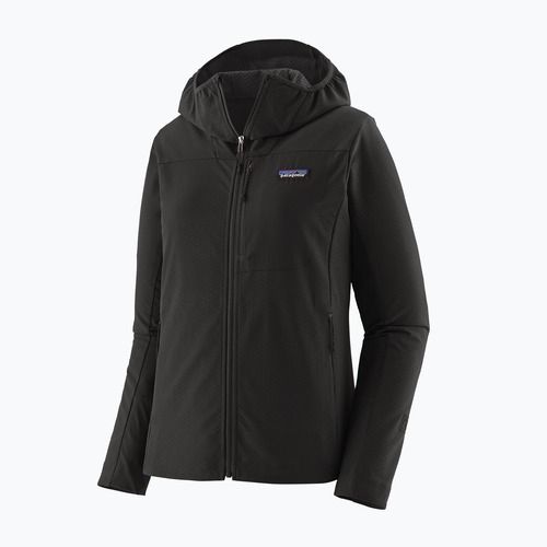 Dámská softshellová bunda  Patagonia R1 CrossStrata Hoody black