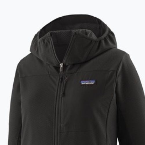 Dámská softshellová bunda  Patagonia R1 CrossStrata Hoody black