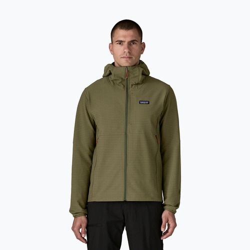 Pánská softshellová bunda Patagonia R1 TechFace Hoody basin green
