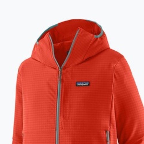 Pánská softshellová bunda Patagonia R1 TechFace Hoody hot ember