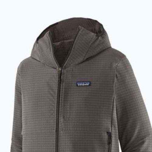Pánská softshellová bunda Patagonia R1 TechFace Hoody forge grey