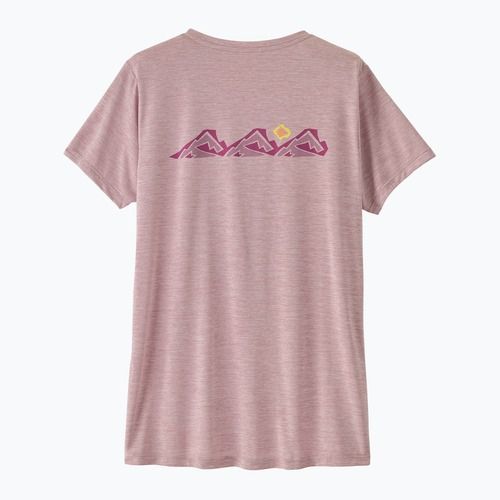 Dámské tričko Patagonia Capilene Cool Daily Shirt - Boardshort Logo quiet violet