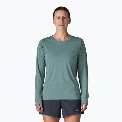 Dámské tričko Longsleeve Patagonia Capilene Cool Daily Shirt - Boardshort Logo blue sage/light blue sage x-dye