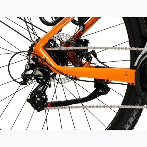 Dámské horské kolo KROSS Lea 2.0 Eq W 29 orange/navy blue/gloss