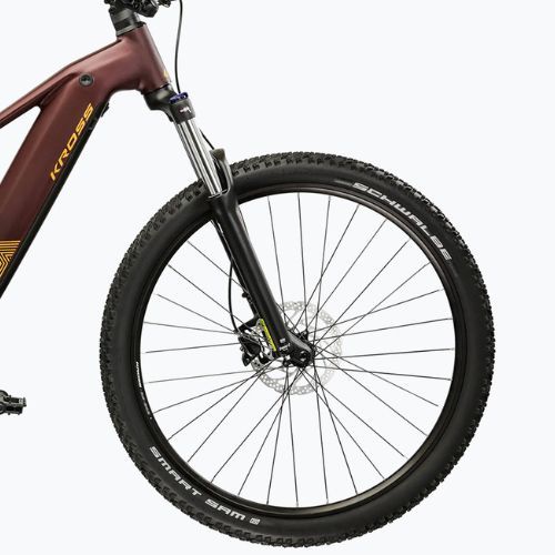 Elektrokolo KROSS Influx Hyb 3.0 29 el. 800 Wh ruby/gold/matte
