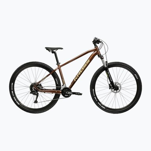 Horské kolo KROSS Hexagon 5.0 27.5" brown/gold/gloss