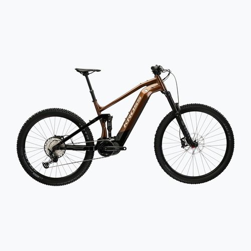 Pánské elektrické kolo KROSS Grist Boost 3.0 el. 630 Wh  brown/black/gloss