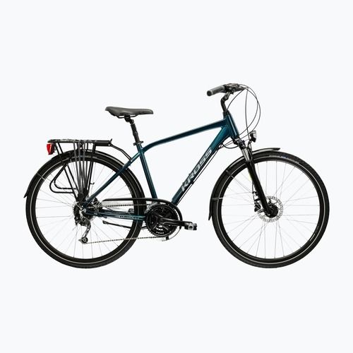Trekové kolo KROSS Explorer 4.0 turquoise/silver/gloss