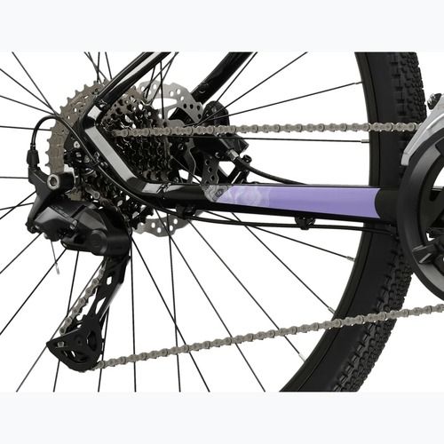 Dámské krosové kolo KROSS Evado 7.0 In black/purple/gloss