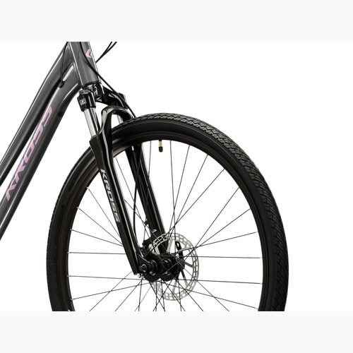 Dámské krosové kolo KROSS Evado 4.0 In grey/pink/gloss