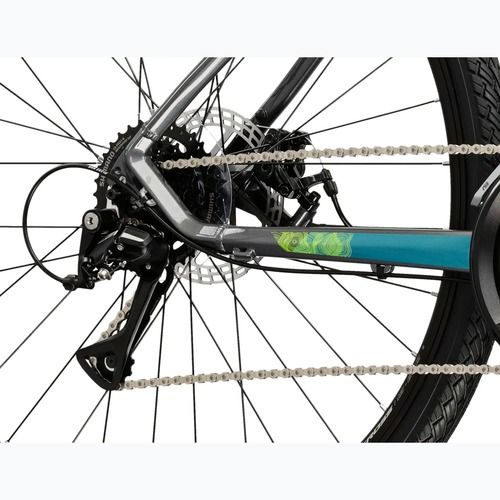Krosové kolo KROSS Evado 3.0 grey/teal/gloss