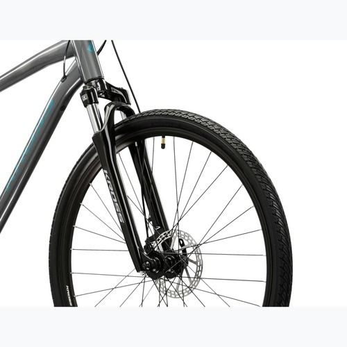 Krosové kolo KROSS Evado 3.0 grey/teal/gloss