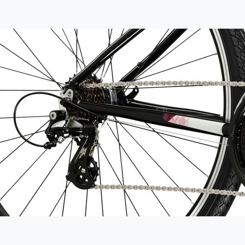 Dámské krosové kolo KROSS Evado 2.0 In black/pink/gloss