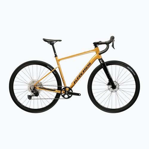Gravelové kolo KROSS Esker 5.0 gold/graphite