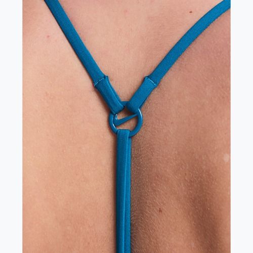 Dámské jednodílné plavky Nike Swoosh Link Y-Back green abyss