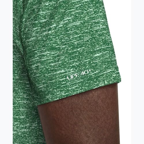 Pánské plavecké tričko Nike Heather Hydroguard malachite