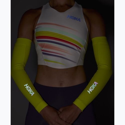 Běžecké návleky na ruce HOKOA Race Day hoka citrus