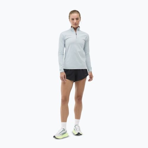 Dámská běžecká mikina HOKA GlideTech Quarter Zip mineral blue