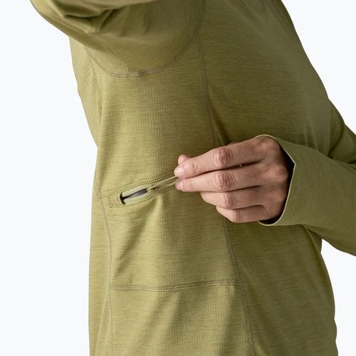 Dámská mikina Patagonia Capilene Cool Sun Hoody gumtree green/light gumtree green x-dye