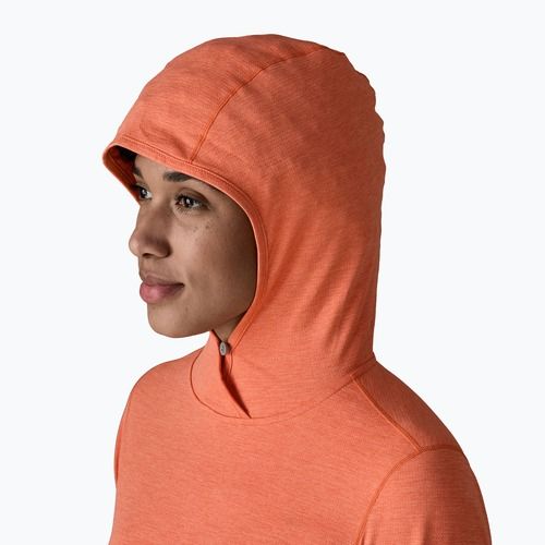 Dámská mikina Patagonia Capilene Cool Sun Hoody mellow melon/peach sherbet x-dye