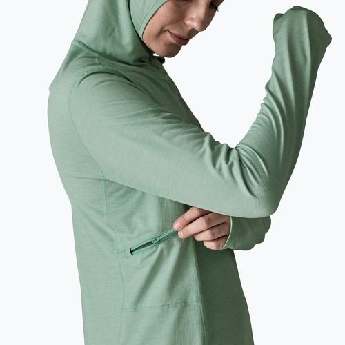 Dámská mikina Patagonia Capilene Cool Sun Hoody thermal blue/thin ice x-dye